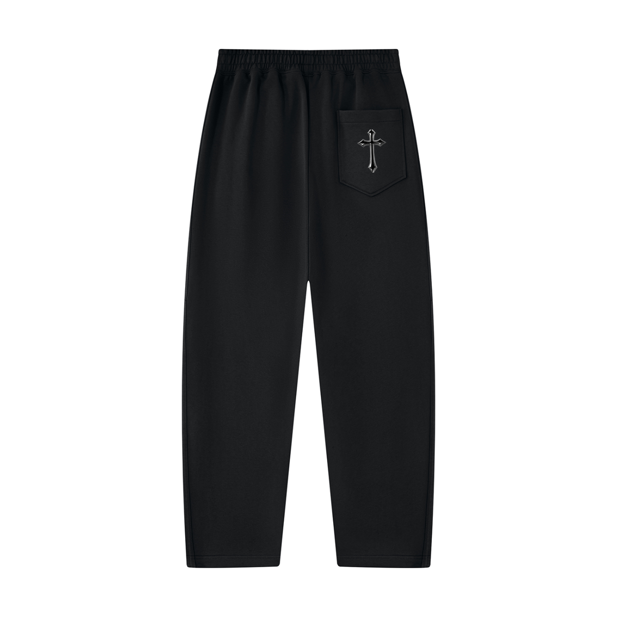 Unisex Tapered Straight Hem Sweatpants